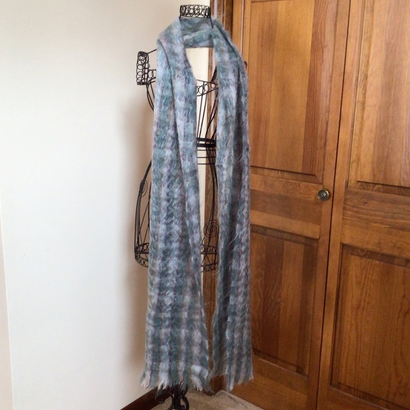 Dalriada of Scotland mohair scarf 96”x13” - Picture 4 of 6